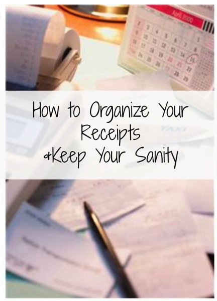 How to Organize Your Receipts