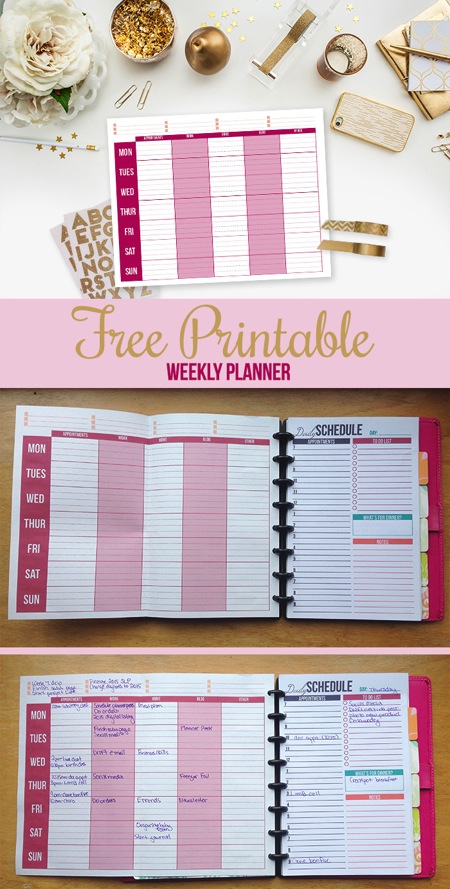 Free Weekly and Daily Planning Printables!