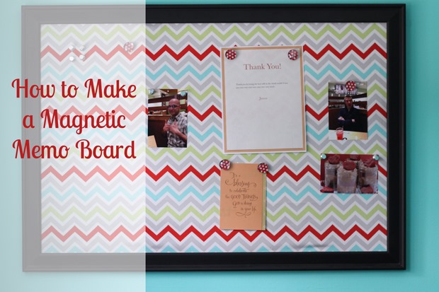 How to Make a Magnetic Memo Board - I Heart Planners